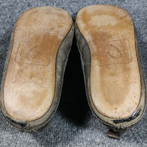 Olukai Moloa Slipper Mid Men Size 8 Brown Shearling Lined Leather‎ Wool Slip On main image 4